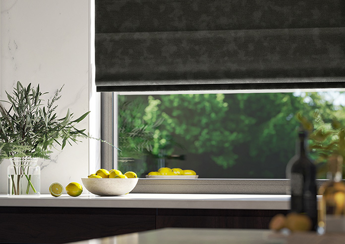 Oleander, Graphite - Roman Blind - Image 5